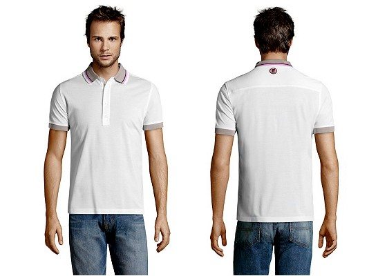 Polo homme blanc Façonnable