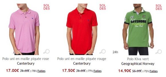 Polo homme été