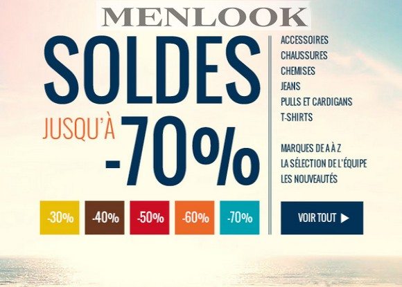 Soldes Menlook Été 2013