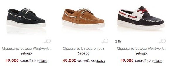 Chaussures bateau Sebago