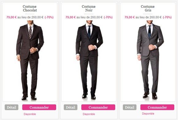 Costume homme ceremonie