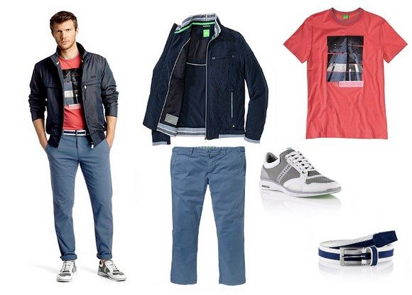 Look Homme sport chic Hugo Boss