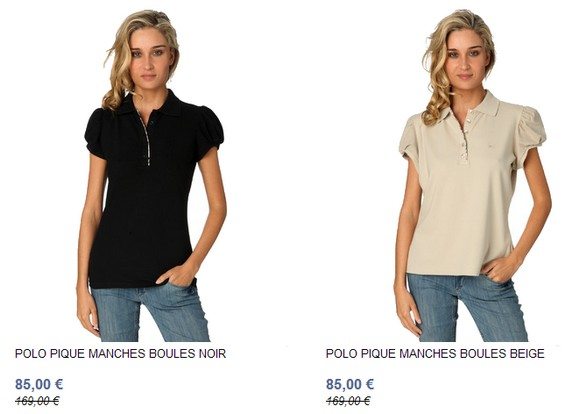 Polo femme Burberry