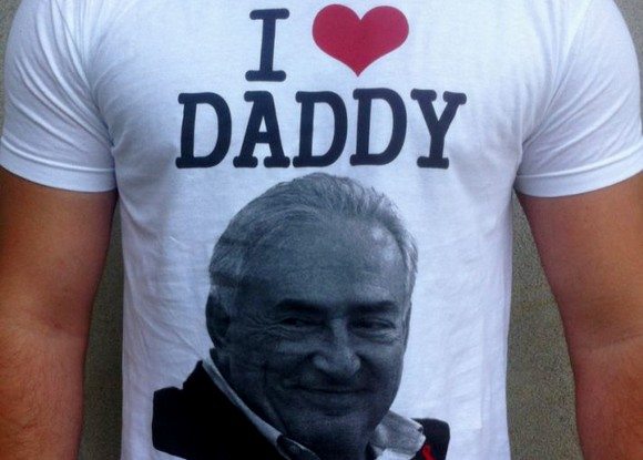 T-shirt I love Daddy DSK