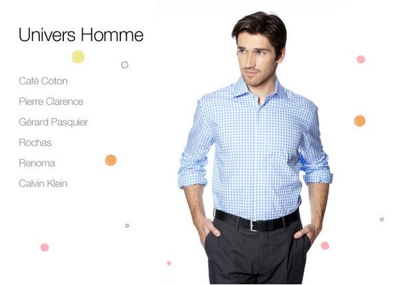 Vente privée de vêtements homme