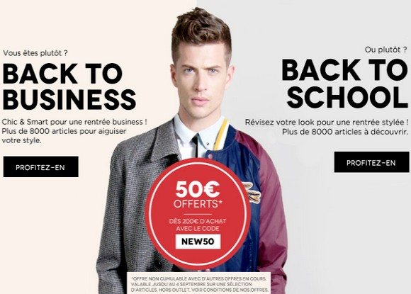 Code Promo Menlook pour la rentrée 2013