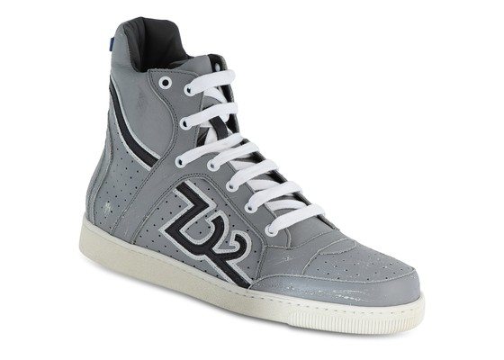 Sneakers montantes en cuir Dsquared2