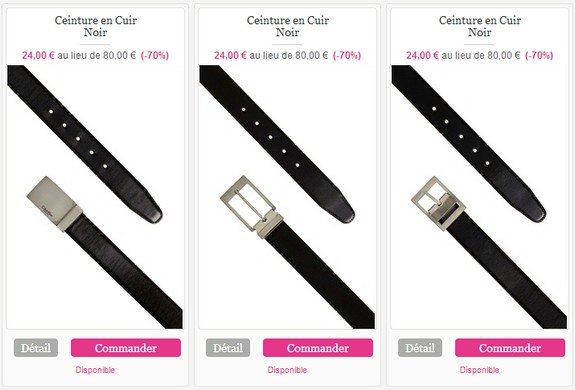 ceinture calvin klein