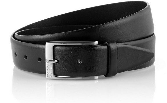 ceinture noire en cuir