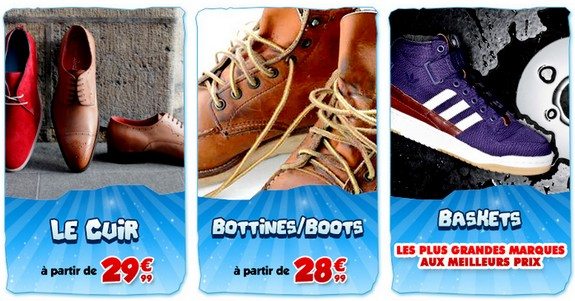 chaussures homme pas cher