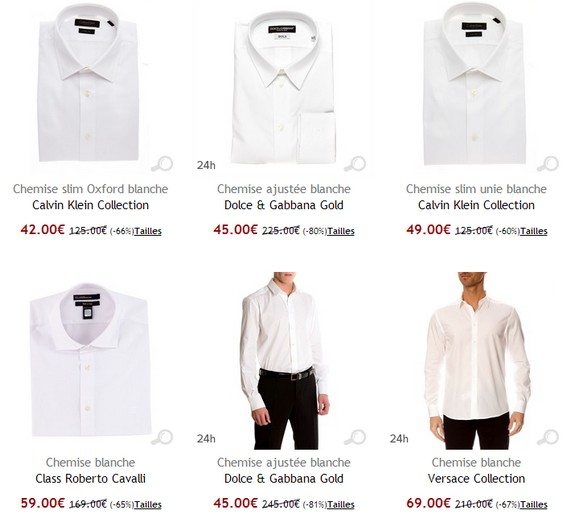 chemise homme blanche