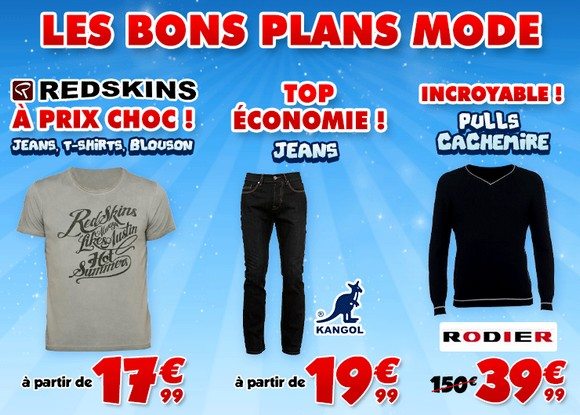 Acheter des vêtements homme pas chers