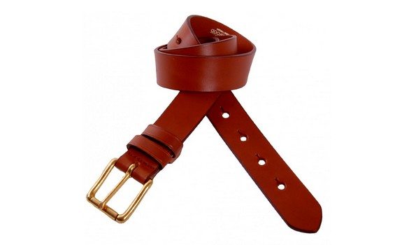 ceinture en cuir et boucle doree callwood