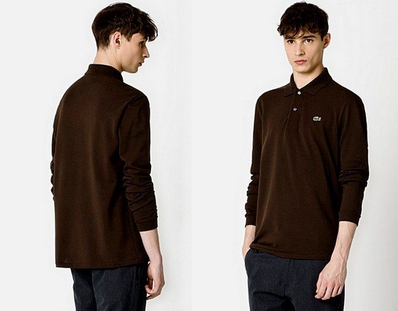 polo lacoste marron