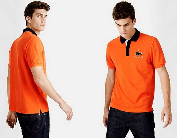 polo lacoste orange