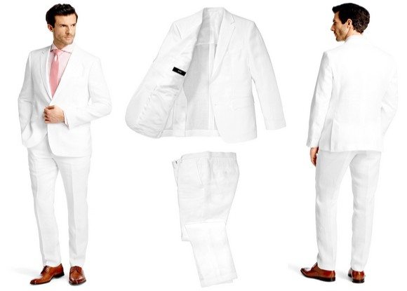 costume homme blanc