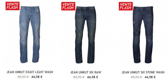 jeans unkut