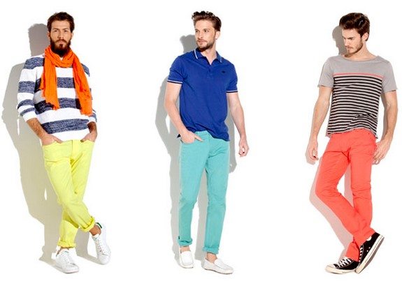 look homme coloré