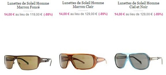 lunettes de soleil exte pas cher