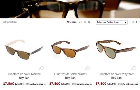 lunettes de soleil ray ban