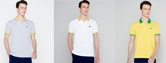 polo lacoste manches courtes