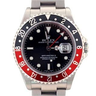 rolex gmt master II 1993 oyster noire et rouge