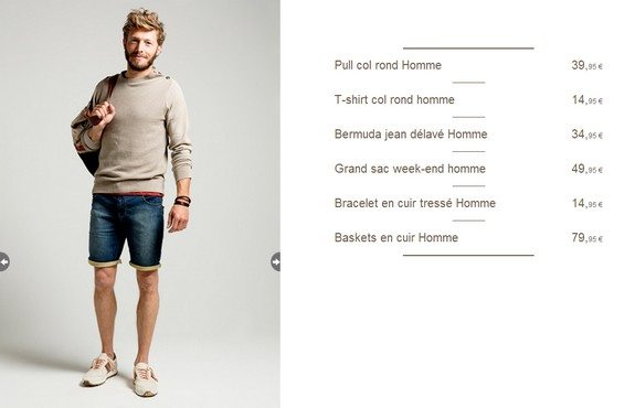 tenue pour homme en ete