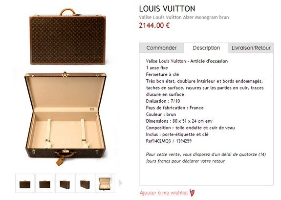 valise louis vuitton