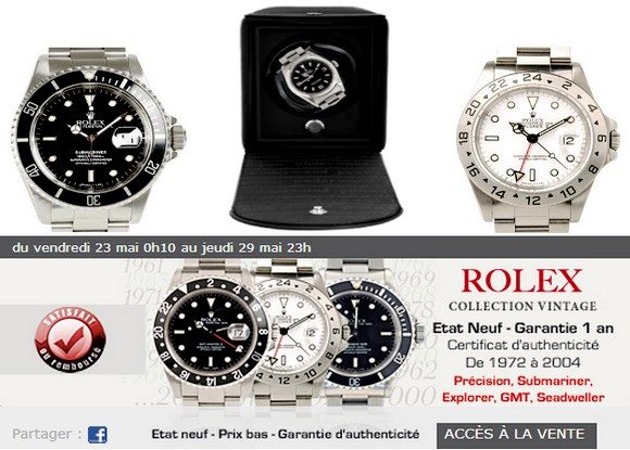 Vente Privée Rolex Chez Bestmarques