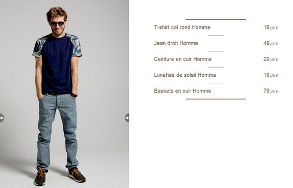 vetement homme promod