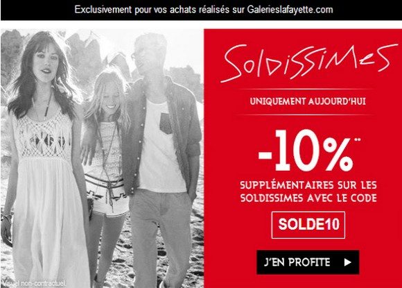 Code Promo Galeries Lafayette Dimanche 29 Juin 2014