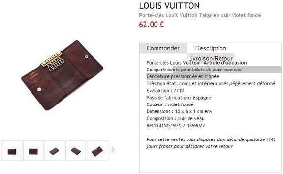 porte cles louis vuitton