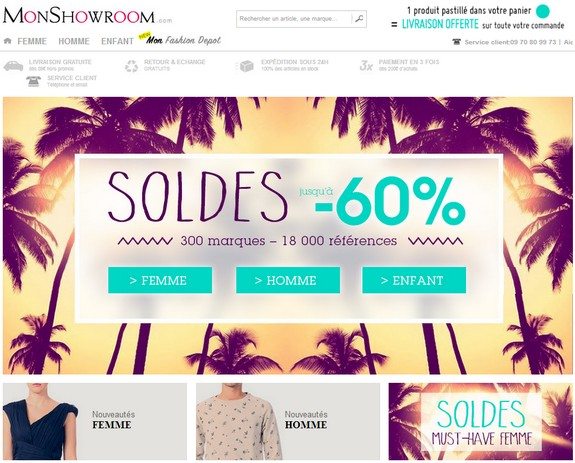 soldes monshowroom ete 2014