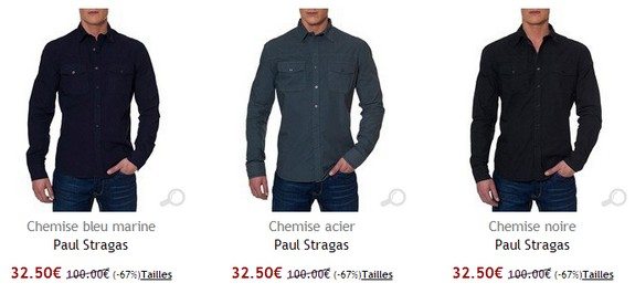 chemise classique paul stragas