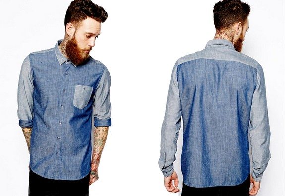 chemise en chambray