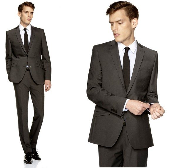 costume homme gris anthracite celio