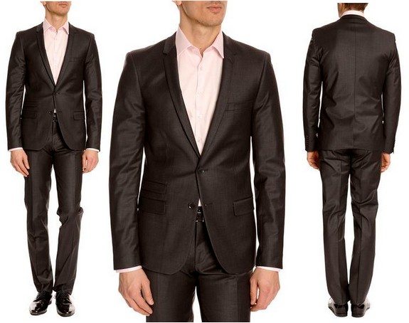 costume homme noir izac