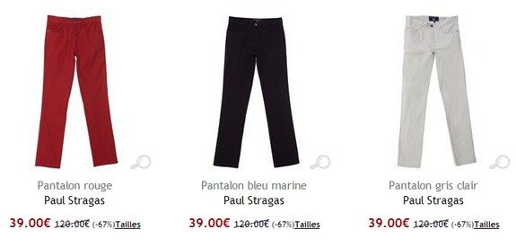 pantalon paul stragas