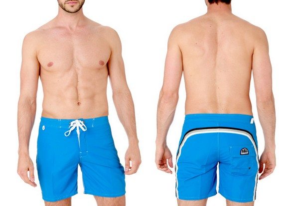 short de bain bleu sundek