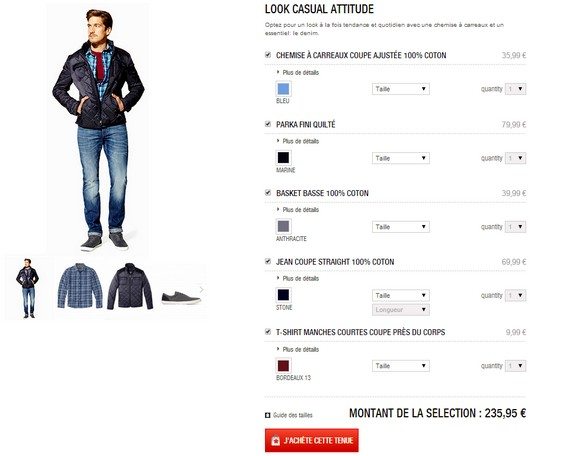 look homme casual celio