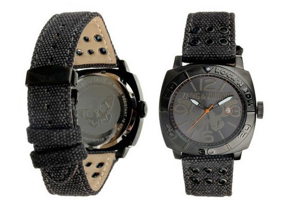 montre zadig et voltaire bracelet en tissu