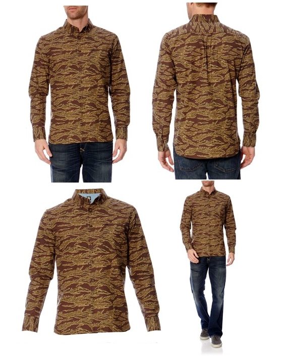 chemise originale camouflage element