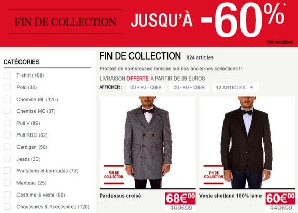 Déstockage Devred jusqu’à -60% !