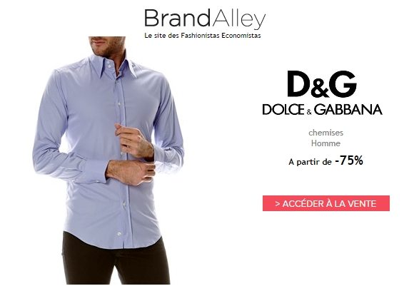 Vente Privée de chemises Dolce & Gabbana