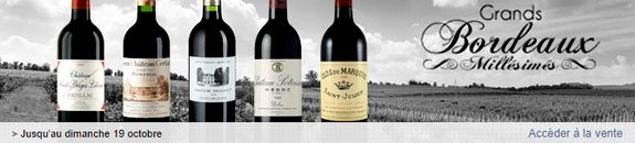 vente privee grands vins bordeaux millesimes