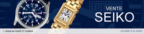 vente privee montres seiko