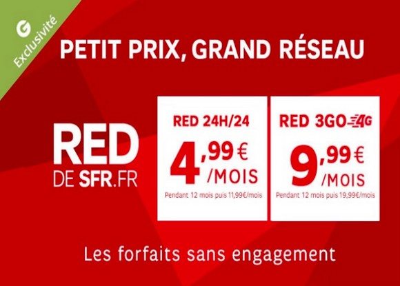 Vente Privée RED de SFR