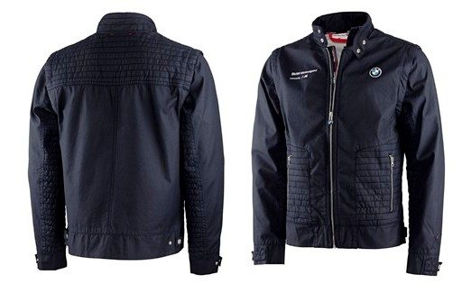 veste bmw bleue col montant