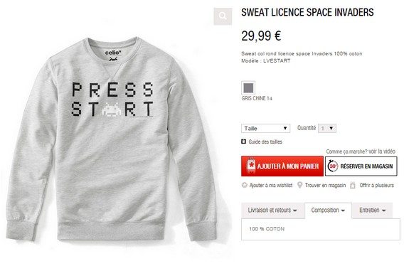 sweat space invaders celio