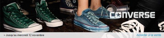 vente privee converse